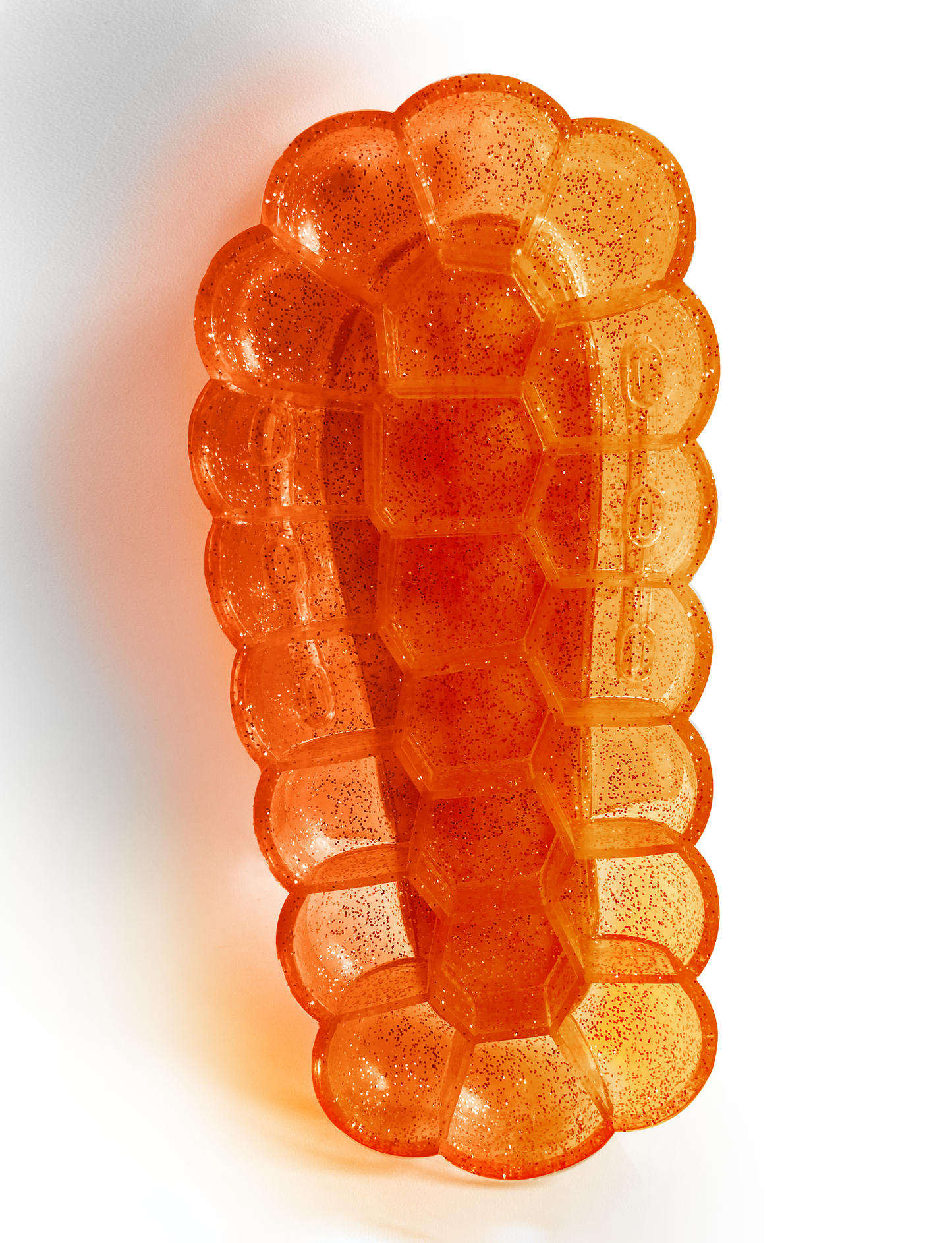 ADULT ELECTRIC ORANGE BUBBLE SLIDES-2