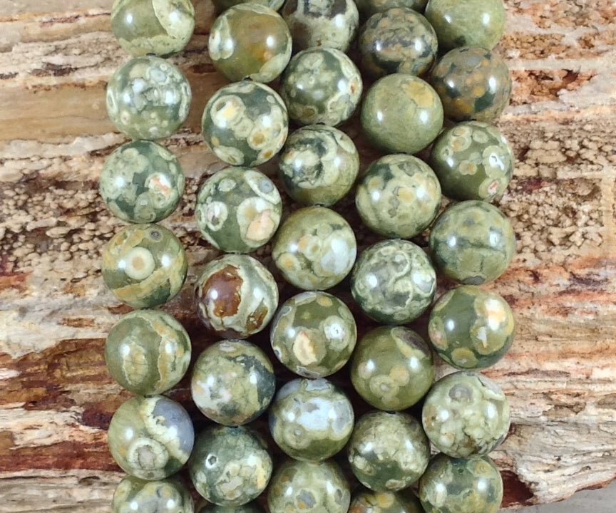 Rhyolite aka Rainforest Jasper Round - Granky's Remembrance