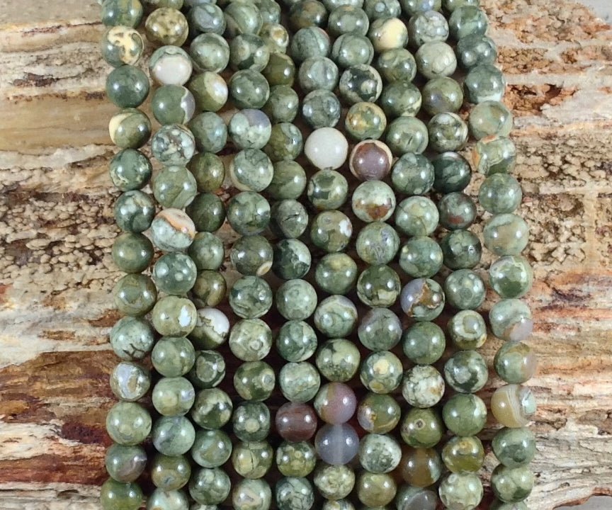 Rhyolite aka Rainforest Jasper Round - Granky's Remembrance