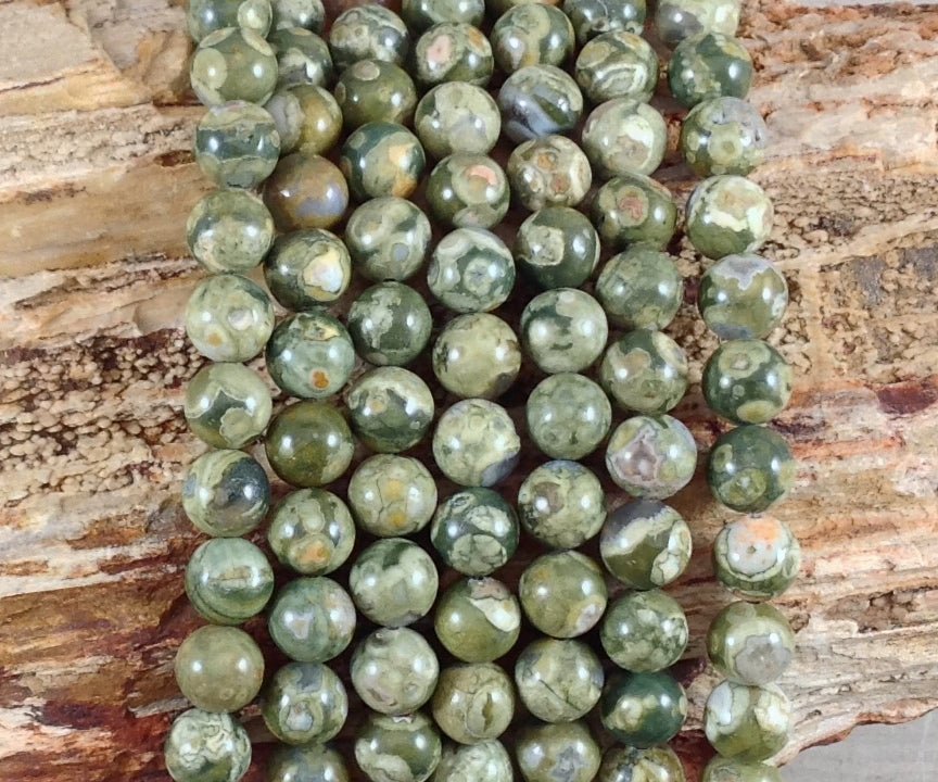 Rhyolite aka Rainforest Jasper Round - Granky's Remembrance