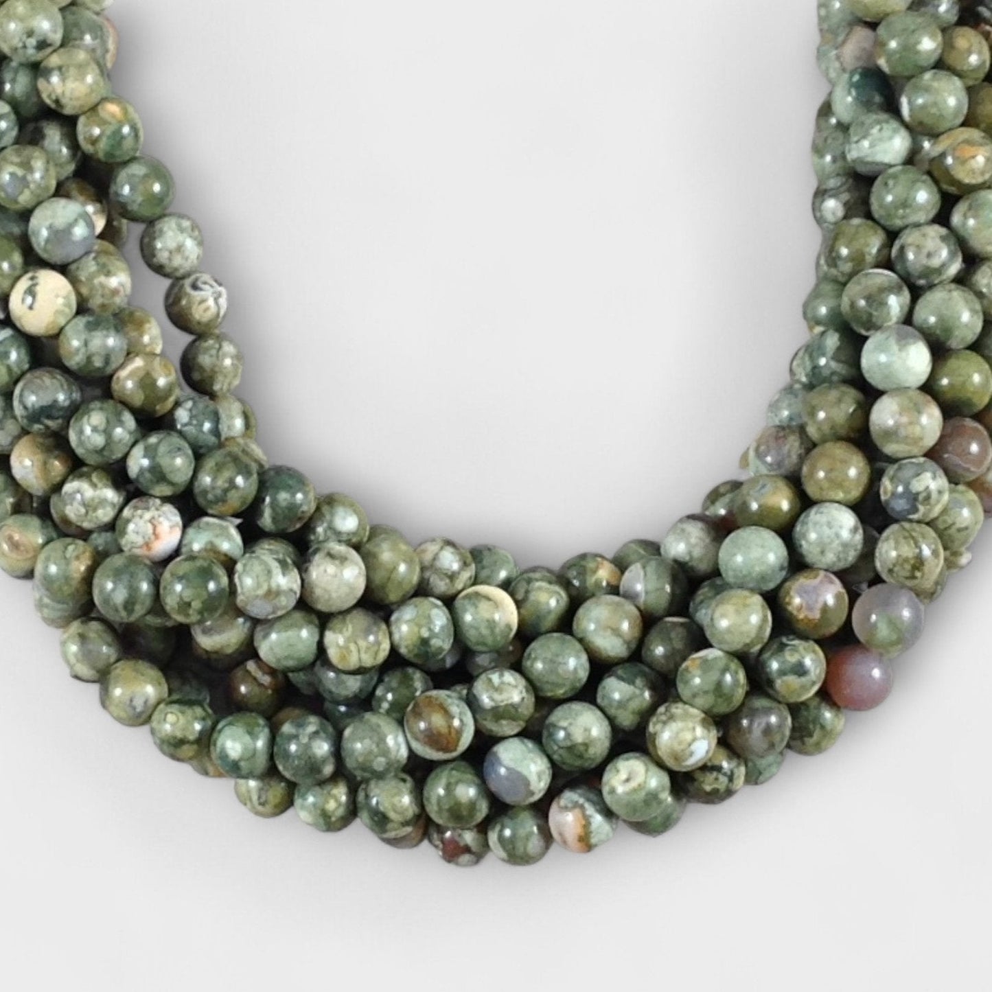 Rhyolite aka Rainforest Jasper Round - Granky's Remembrance