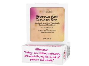 Positive Intent Beauty Vegan Soap Bar, Hand Soap, Cleansing Bars 6 Pack, Rose, Violet, Honey, Orange, Green Apple, Peppermint - Granky's Remembrance
