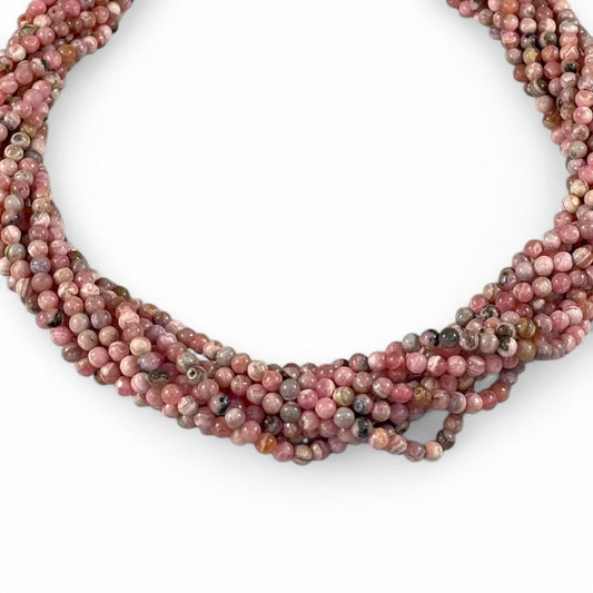Rhodochrosite Round 4mm-0