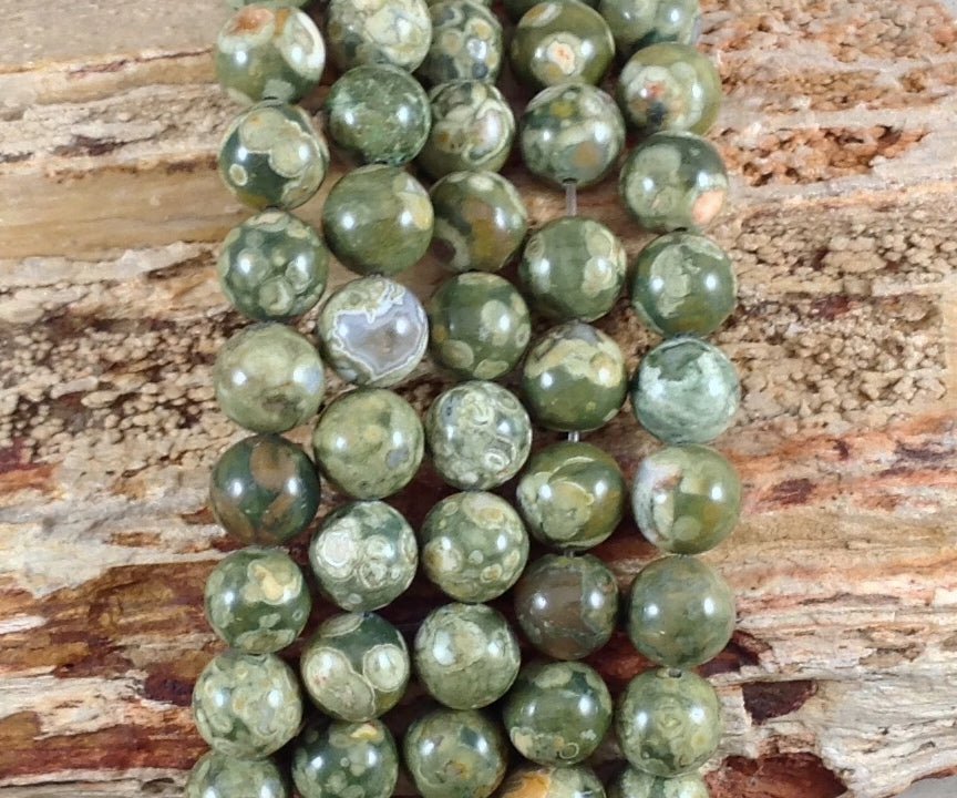 Rhyolite aka Rainforest Jasper Round - Granky's Remembrance