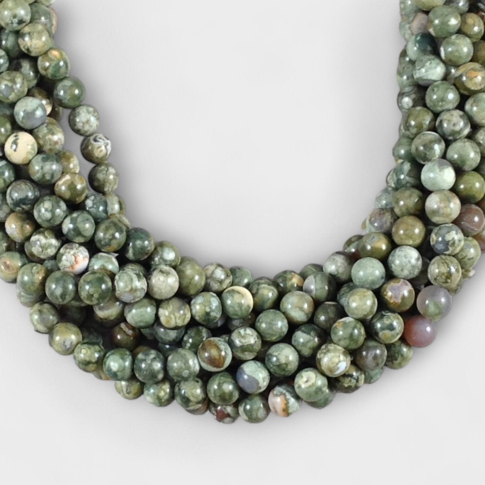 Rhyolite aka Rainforest Jasper Round - Granky's Remembrance